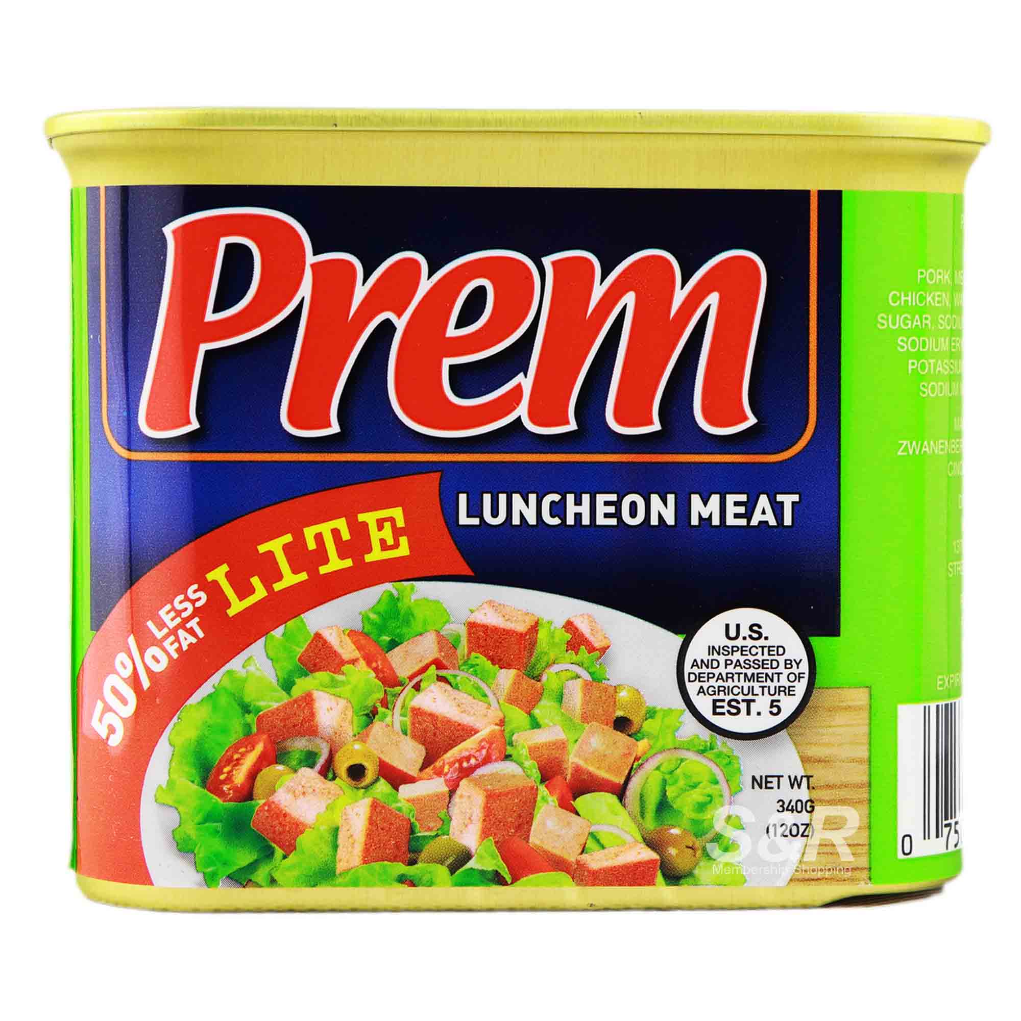Prem Lite Luncheon Meat 340g